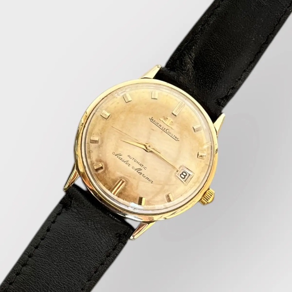 1960s Jaeger LeCoultre Automatic Master Mariner Gilt Watch